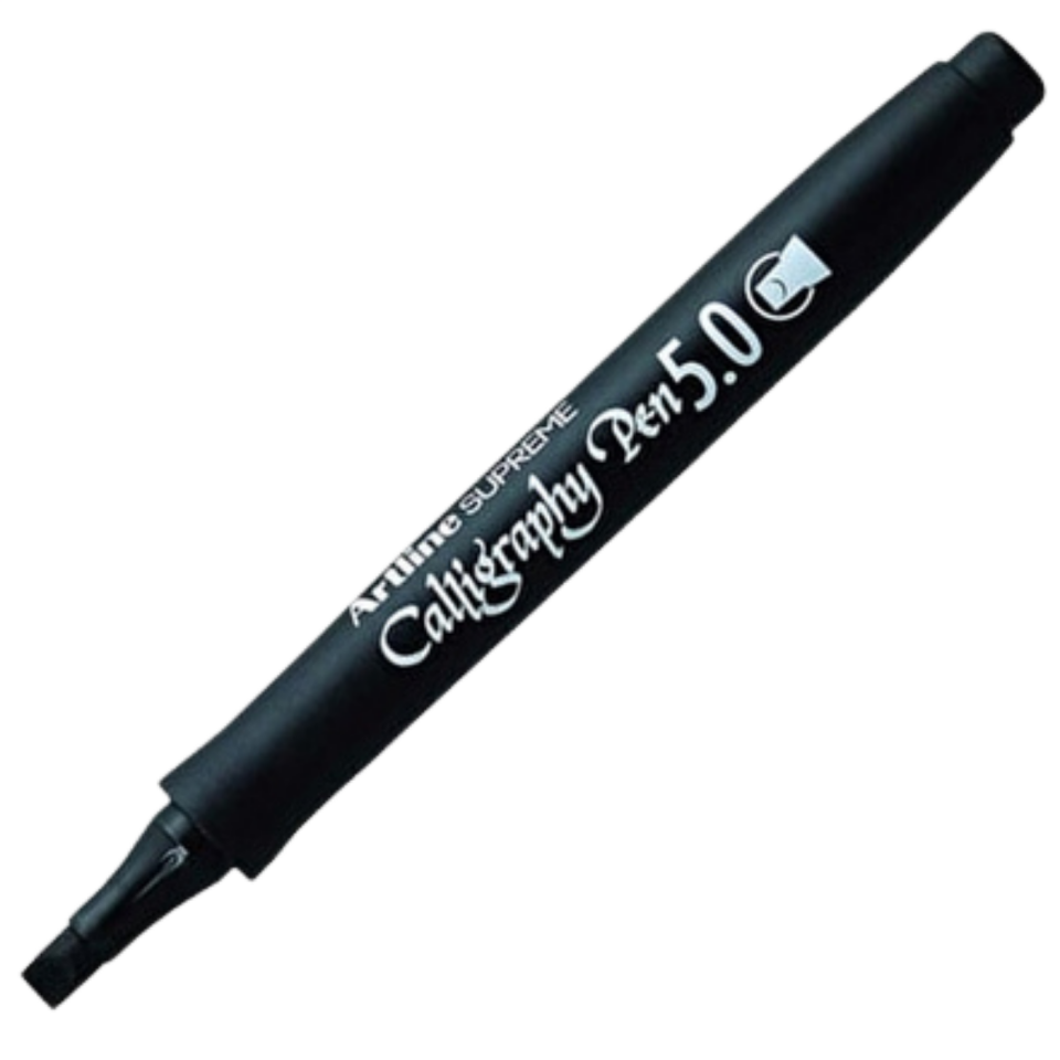 Artline Supreme 245 Calligraphy Kalemi Siyah 5.0 mm