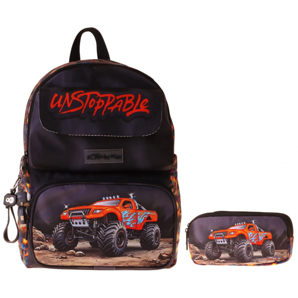 Kaukko Kids Sırt Çantası Kalem Çantası Soil Truck L5359 Set Sırt Çantası