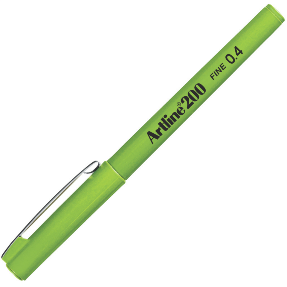 Artline 200N Fineliner 04 mm Koyu Yeşil
