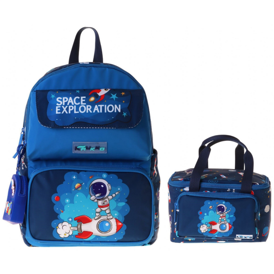 Kaukko Kids Sırt Çantası Beslenme Çantası Space L5364 Set