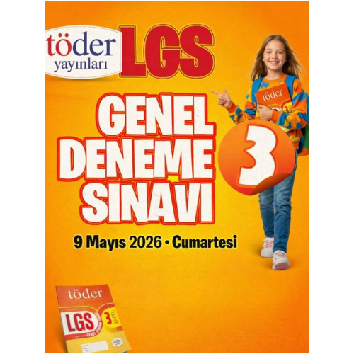 Töder Yayınları LGS Genel Deneme Sınavı-3