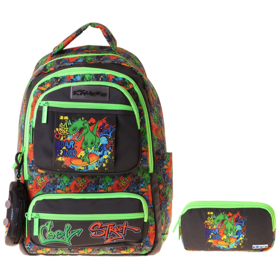 Kaukko Kids Sırt Çantası Kalem Çantası Street L5414 Set