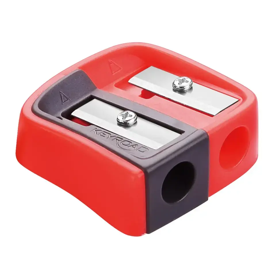 Keyroad KR972265 Çift Gözlü Kalemtıraş Kırmızı