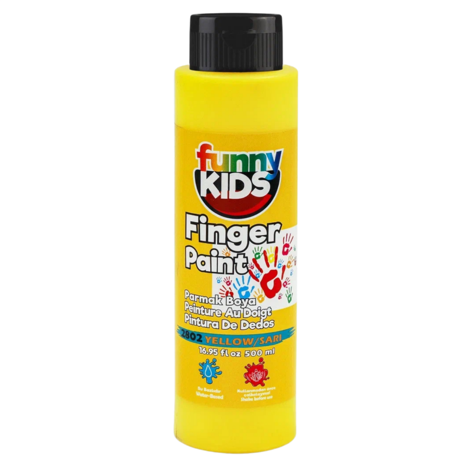 Rich Funny Kids Parmak Boyası Sarı 500 ml 04951