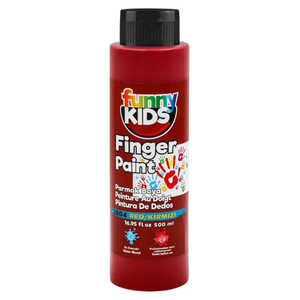 Rich Funny Kids Parmak Boyası Kırmızı 500 ml 04952