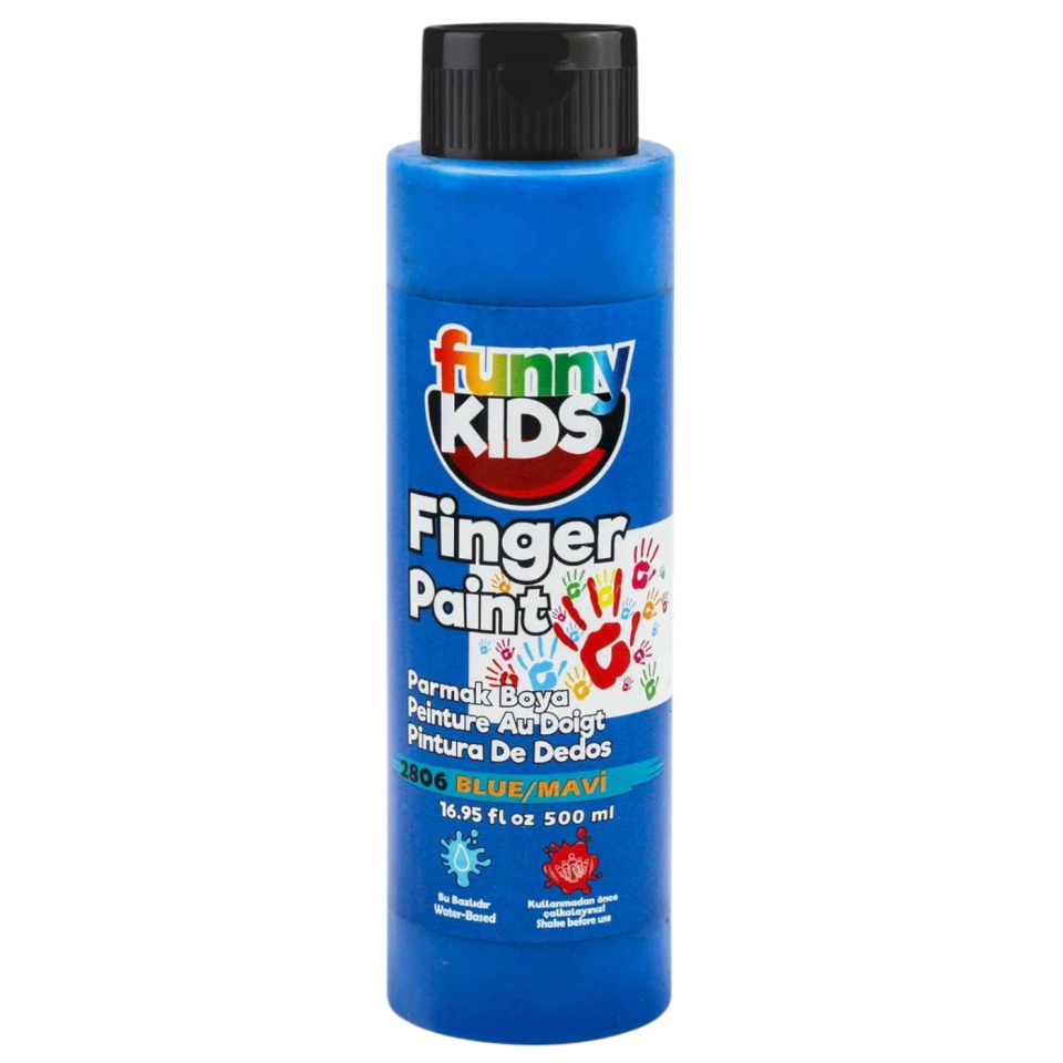 Rich Funny Kids Parmak Boyası Mavi 500 ml 04953