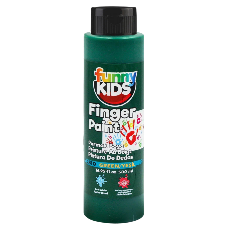 Rich Funny Kids Parmak Boyası Yeşil 500 ml 04955