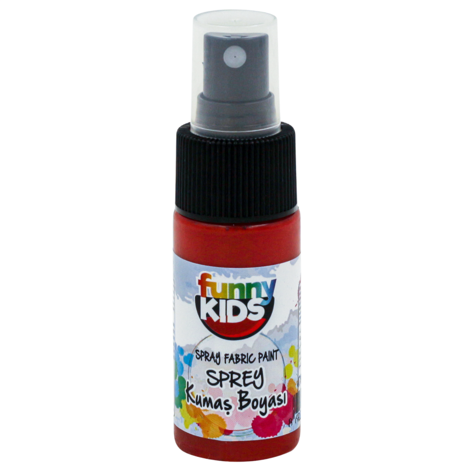 Rich Funny Kids Sprey Kumaş Boyası Kırmızı 25 ml 04749