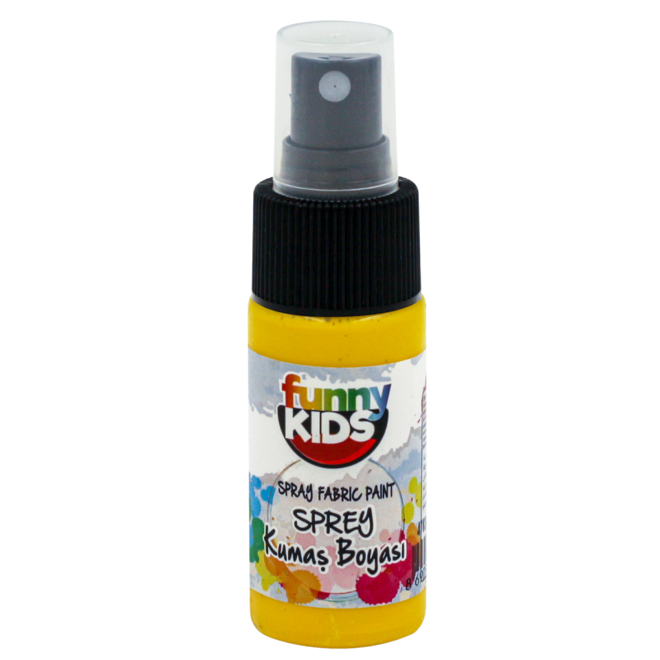 Rich Funny Kids Sprey Kumaş Boyası Sarı 25 ml 04746