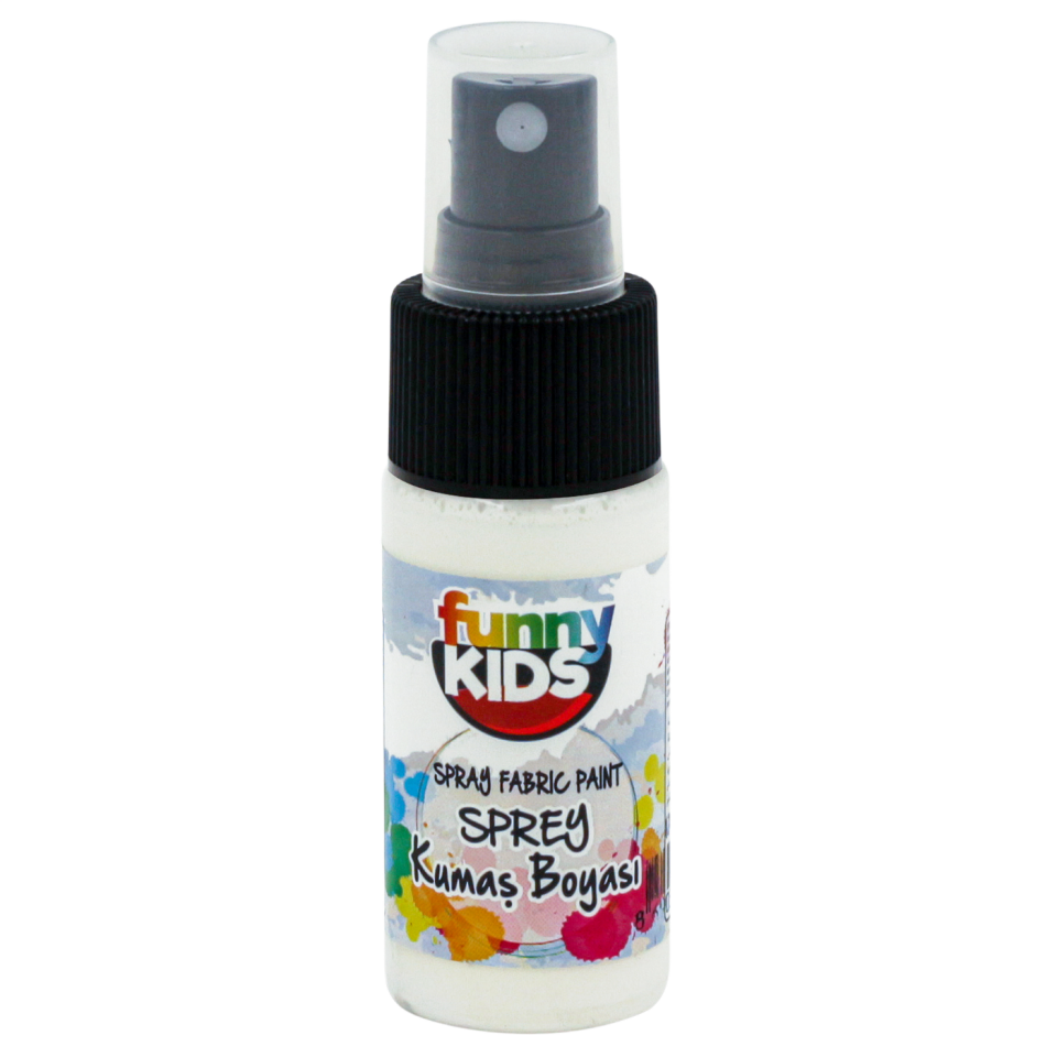 Rich Funny Kids Sprey Kumaş Boyası Beyaz 25 ml 04745