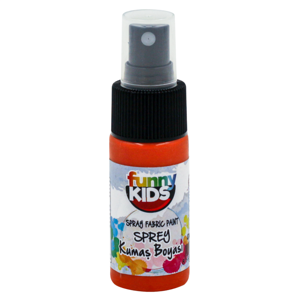 Rich Funny Kids Sprey Kumaş Boyası Turuncu 25 ml 04747