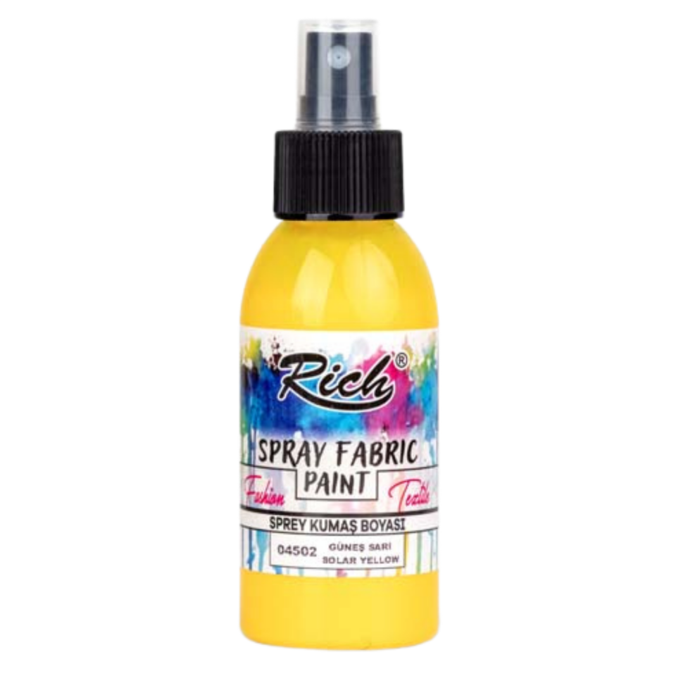 Rich Sprey Kumaş Boyası Güneş Sarı 100 ml 04502