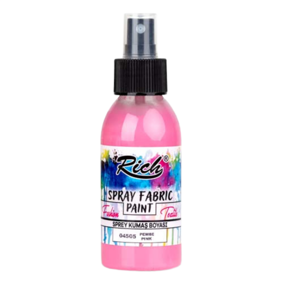 Rich Sprey Kumaş Boyası Pembe 100 ml 04505