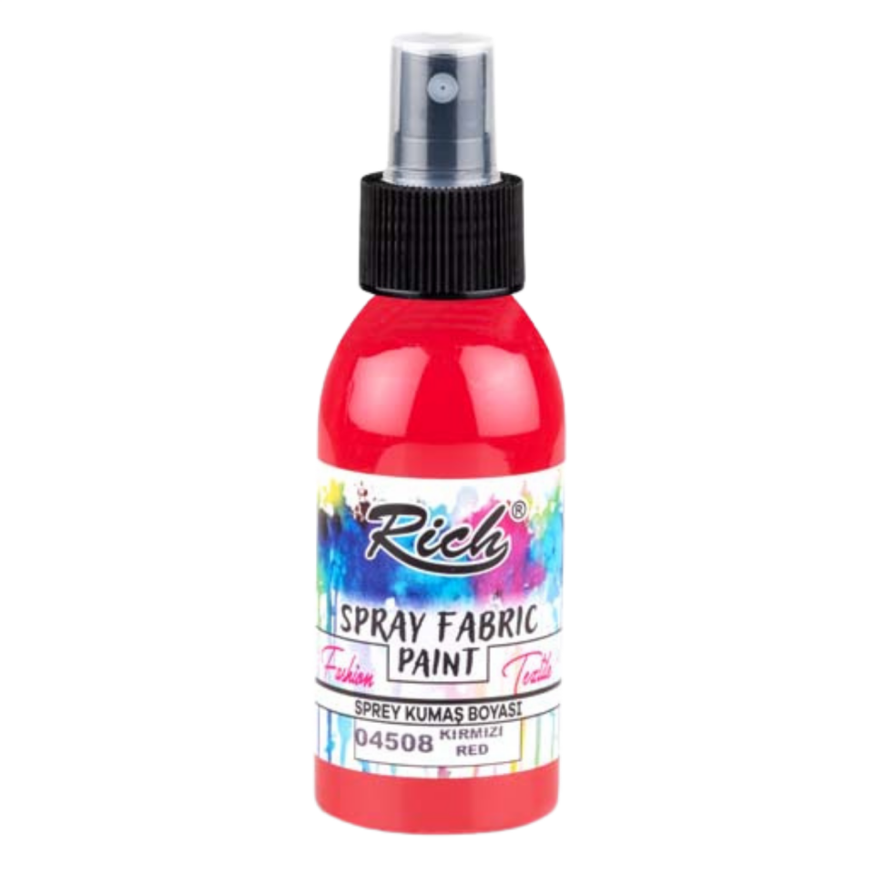 Rich Sprey Kumaş Boyası Kırmızı 100 ml 04508