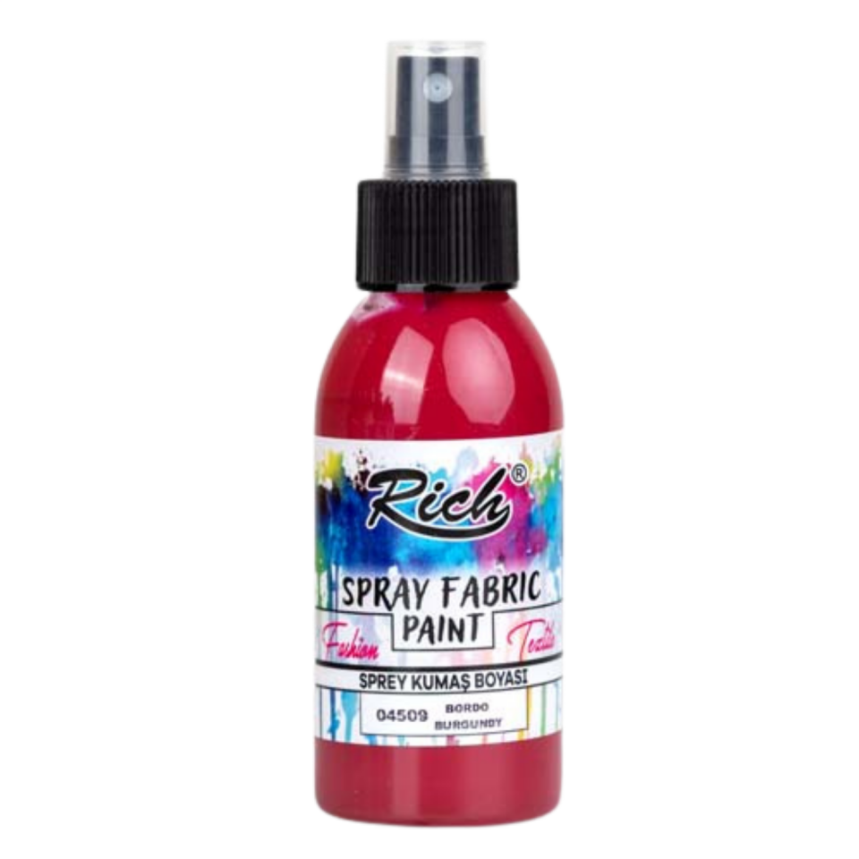 Rich Sprey Kumaş Boyası Bordo 100 ml 04509