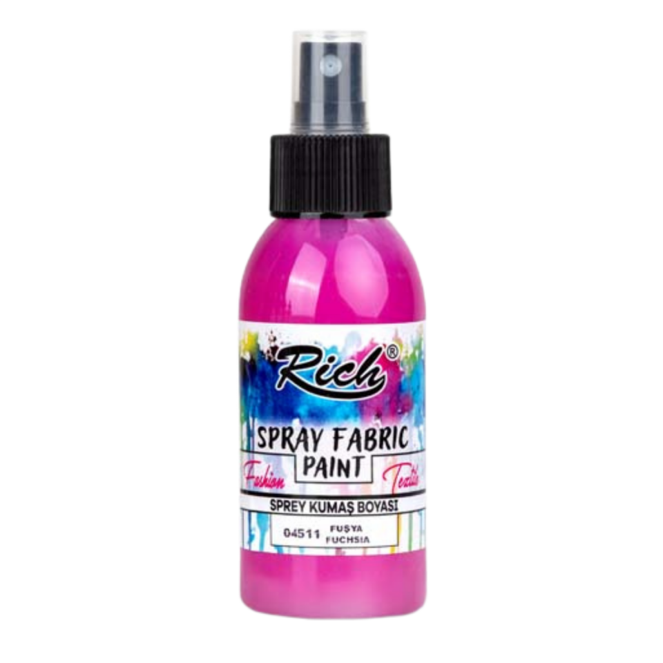 Rich Sprey Kumaş Boyası Fuşya 100 ml 04511