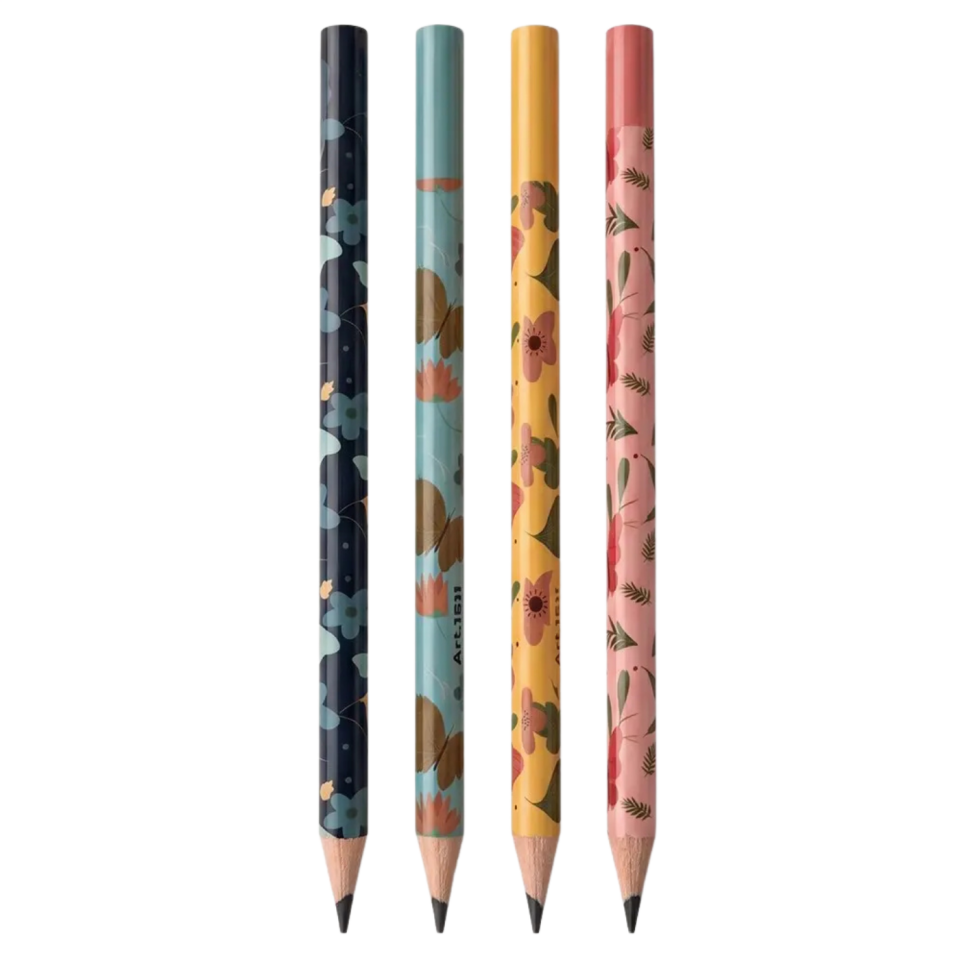 Silka 1511 Tri Jumbo Four Seasons Folyo Kurşun Kalem 4'lü