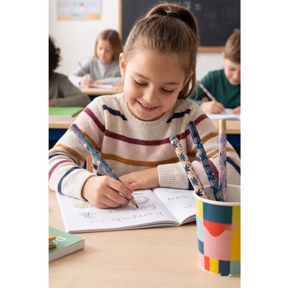 Silka 1511 Tri Jumbo Four Seasons Folyo Kurşun Kalem 4'lü