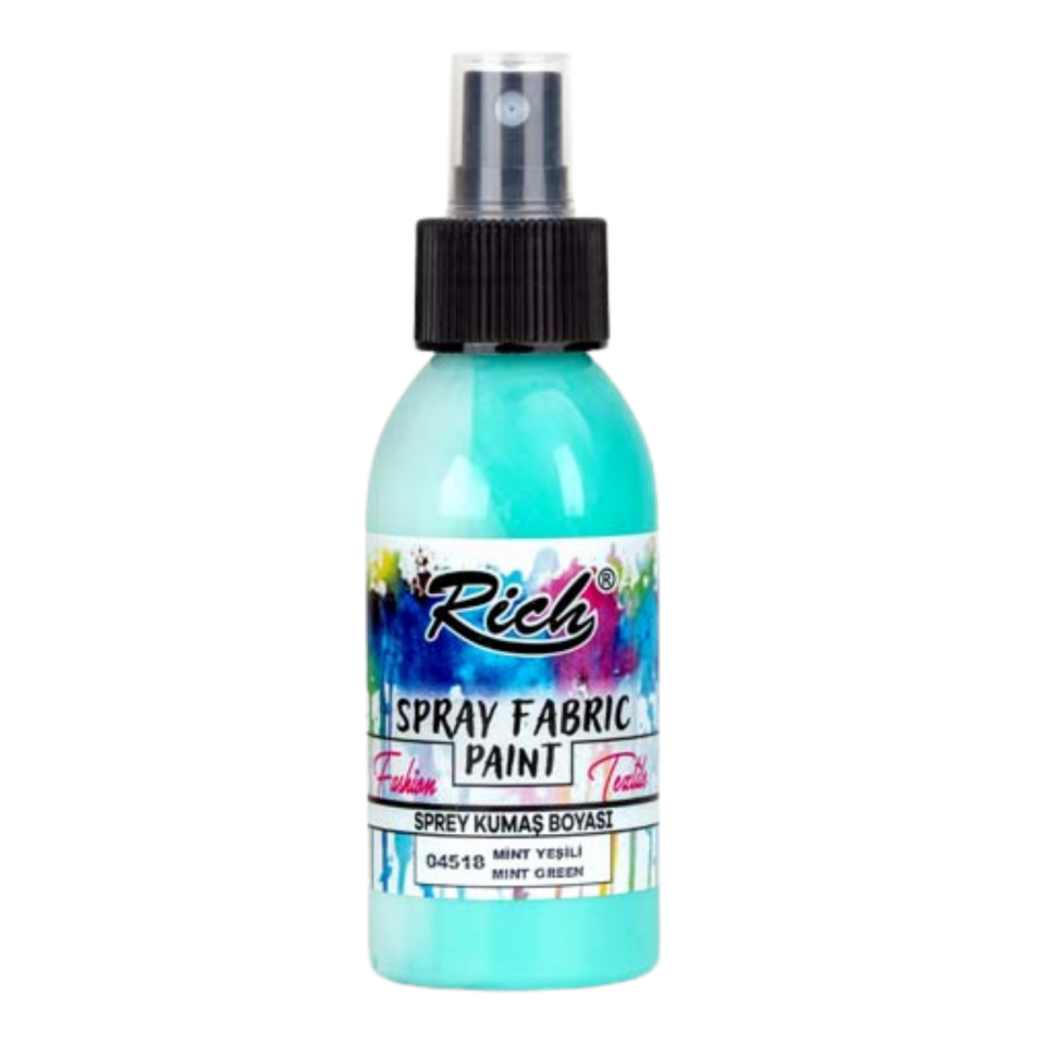 Rich Sprey Kumaş Boyası Mint Yeşili 100 ml 04518