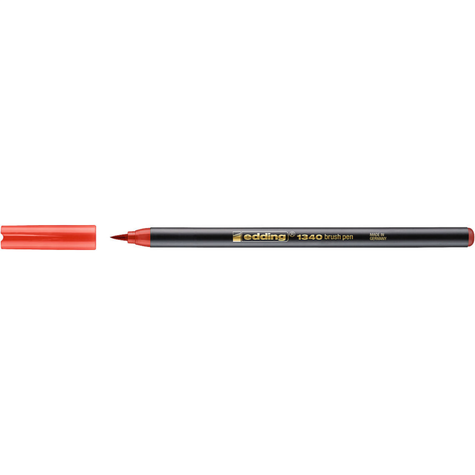 Edding Fırça Uçlu Kalem 1340-02 Kırmızı