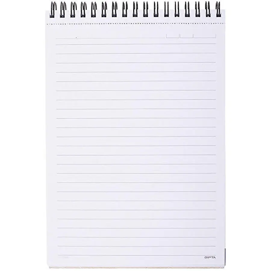 Gıpta 1379 Prisma Spiralli Lamine Kapak A5 100 Yaprak Çizgili Bloknot