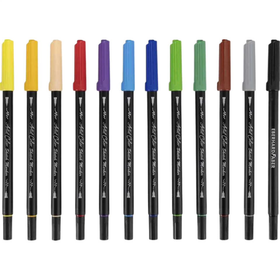 Eberhard Faber Artist Color Eskiz Markör Set 12 Renk 558212