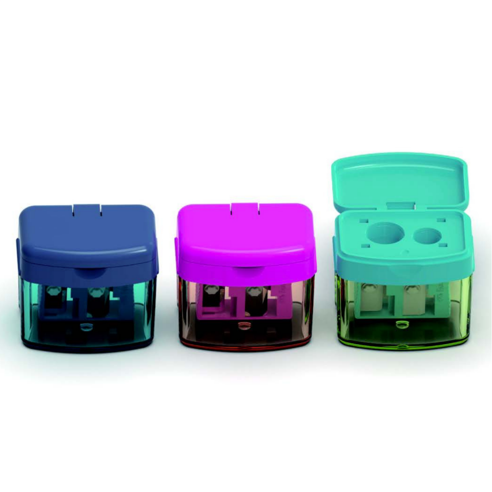 Faber-Castell Minibox Duo Kalemtıraş Pastel 382902
