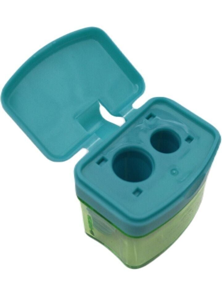 Faber-Castell Minibox Duo Kalemtıraş Pastel 382902 Yeşil