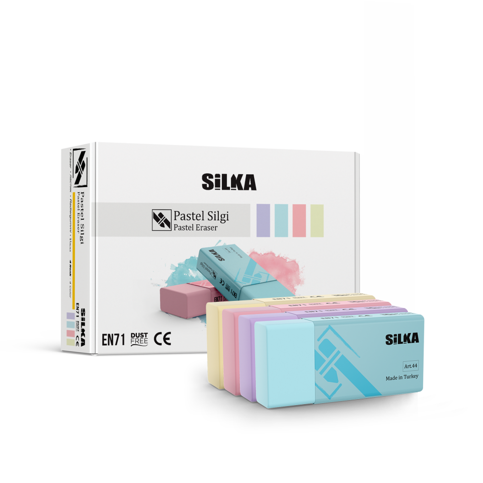 Silka 44-24 Pastel Orta Boy Silgi