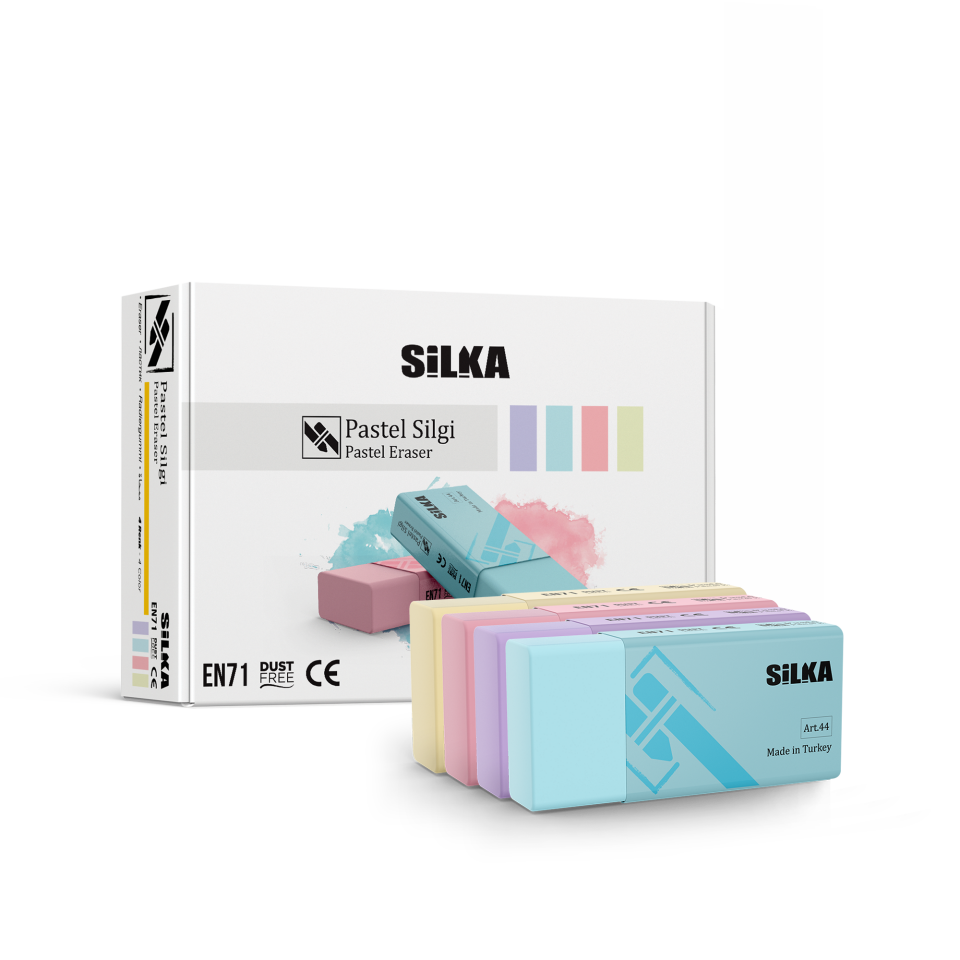 Silka 44-24 Pastel Orta Boy Silgi