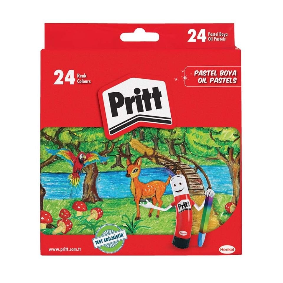Pritt Prıtt 1307853 Pastel Boya 24'lu Karton Kt