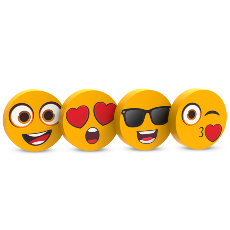 Silka Silka 52 Smile Oyuncak Silgi 4'lü