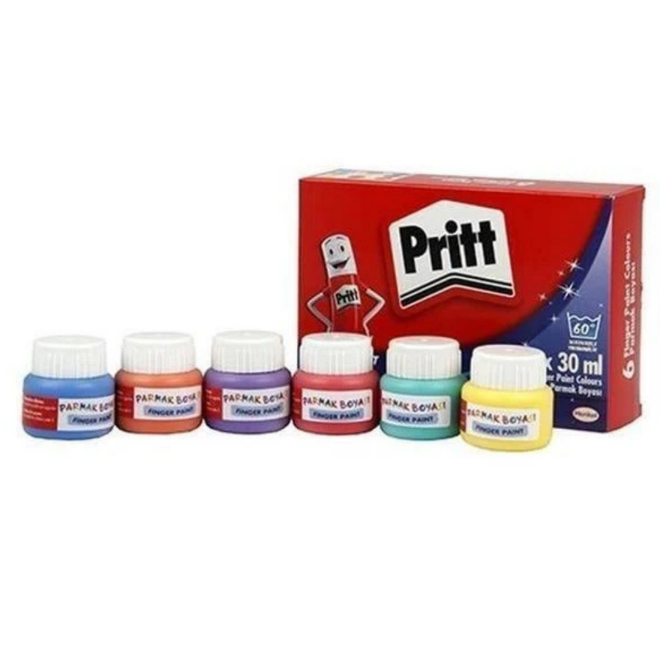Pritt Pritt 1221355 Parmak Boyası 6 Renk 30ml