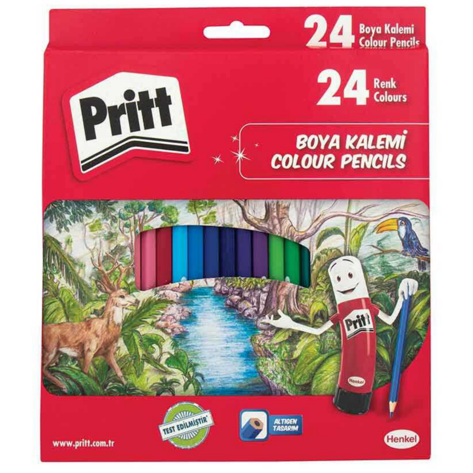 Pritt Prıit 1221351 Kuruboya Kalemi 24'lü Karton Kutu
