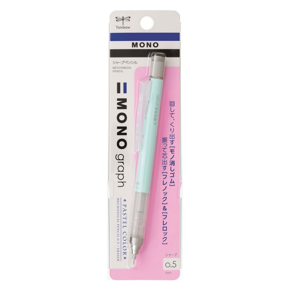 Tombow Mono Graph 0.5 mm Versatil - Uçlu Kalem Buz Mavi