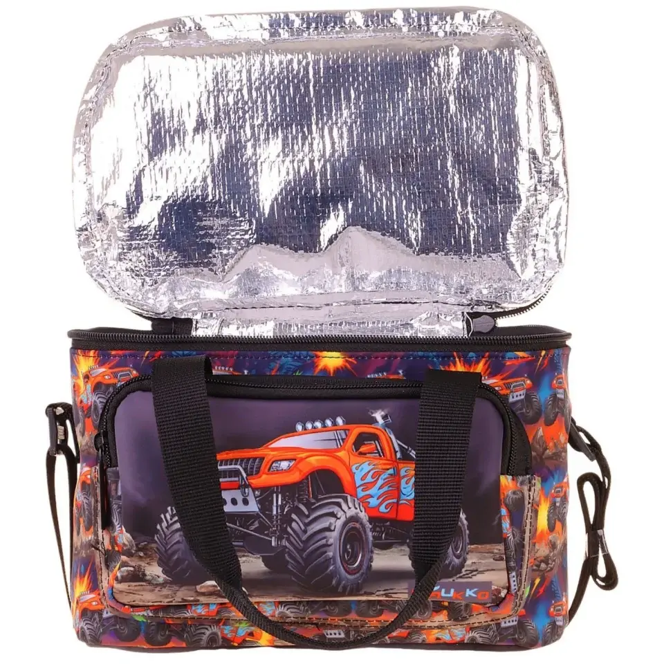 Kaukko Kids Sırt Çantası Kalem Çantası Soil Truck L5359 Set Beslenme Çantası