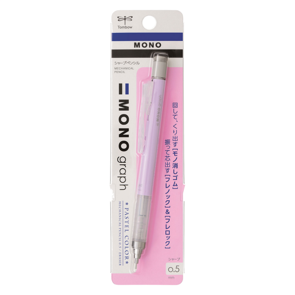 Tombow Mono Graph 0.5 mm Versatil - Uçlu Kalem Lavanta