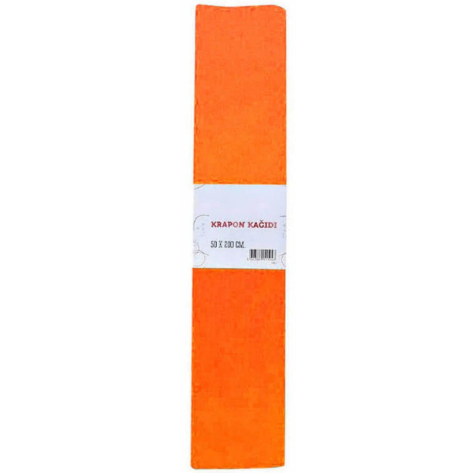 Gıpta 9128 Krapon Kağıdı 50x200 cm Turuncu