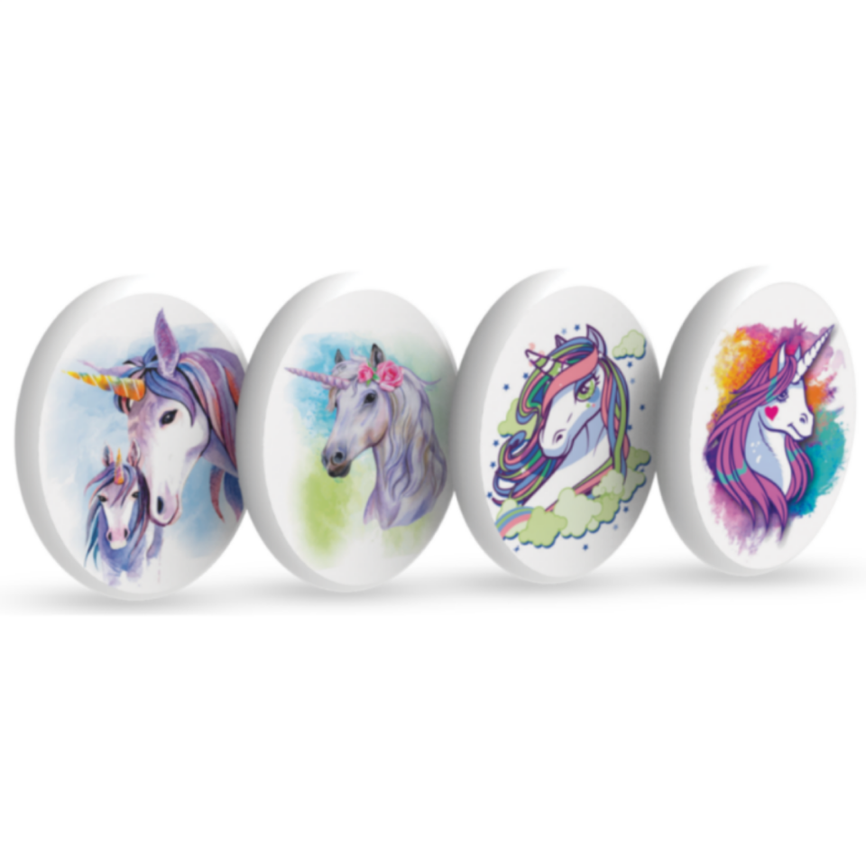 Silka Silka 21 Unicorn Oyuncak Silgi 4'lü