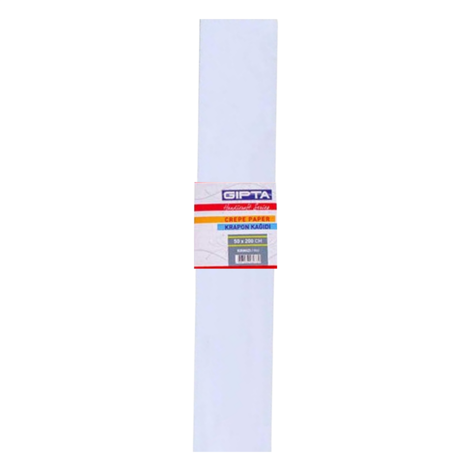 Gıpta 9122 Krapon Kağıdı 50x200 cm Beyaz