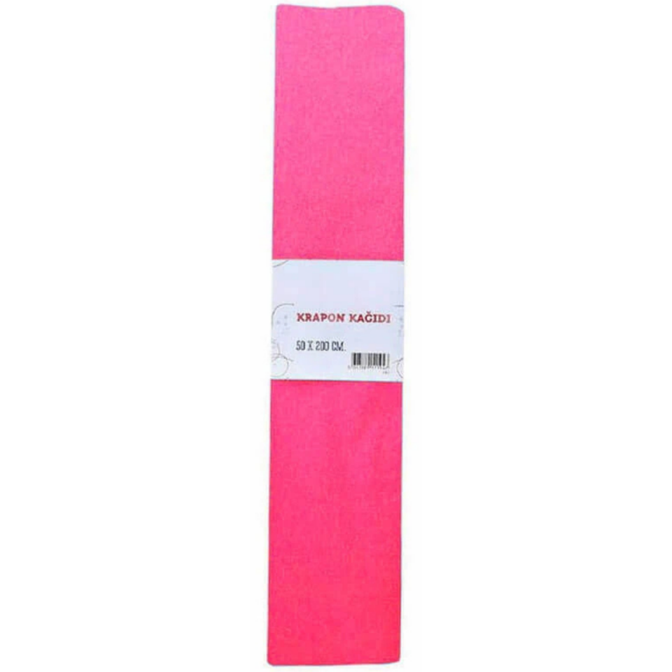 Gıpta 9125 Krapon Kağıdı 50x200 cm Pembe