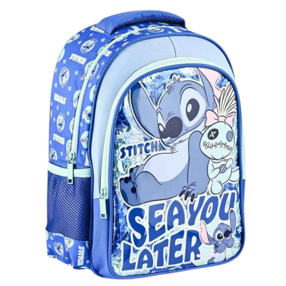 Frocx Stitch Desenli Mavi Okul Çantası OTTO.49149