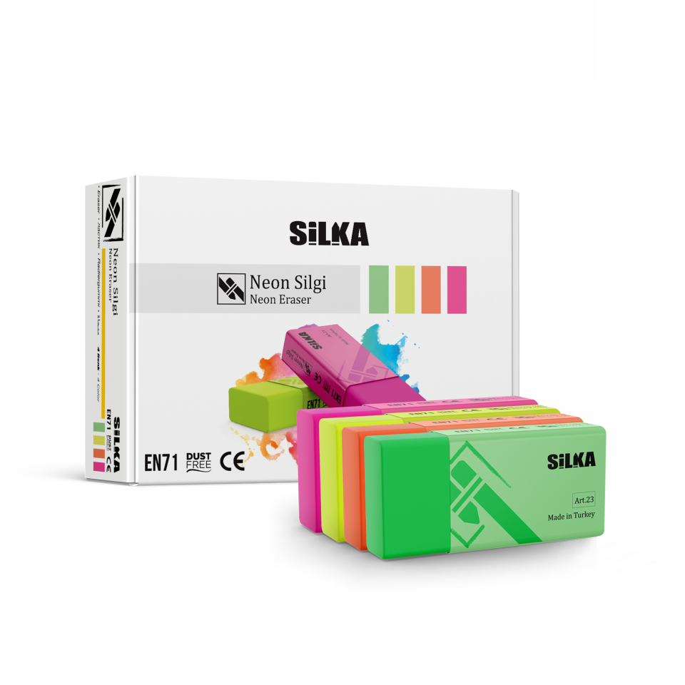 Silka 23-30 Neon Küçük Boy Silgi