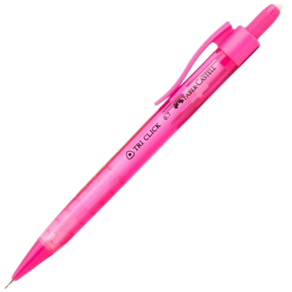 Faber-Castell Tri Click 0.7 mm Versatil - Uçlu Kalem Mor