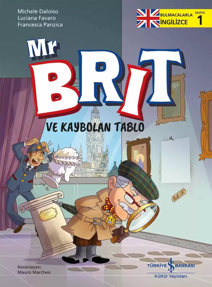 Mr Brit ve Kaybolan Tablo – Bulmacalarla İngilizce - 1