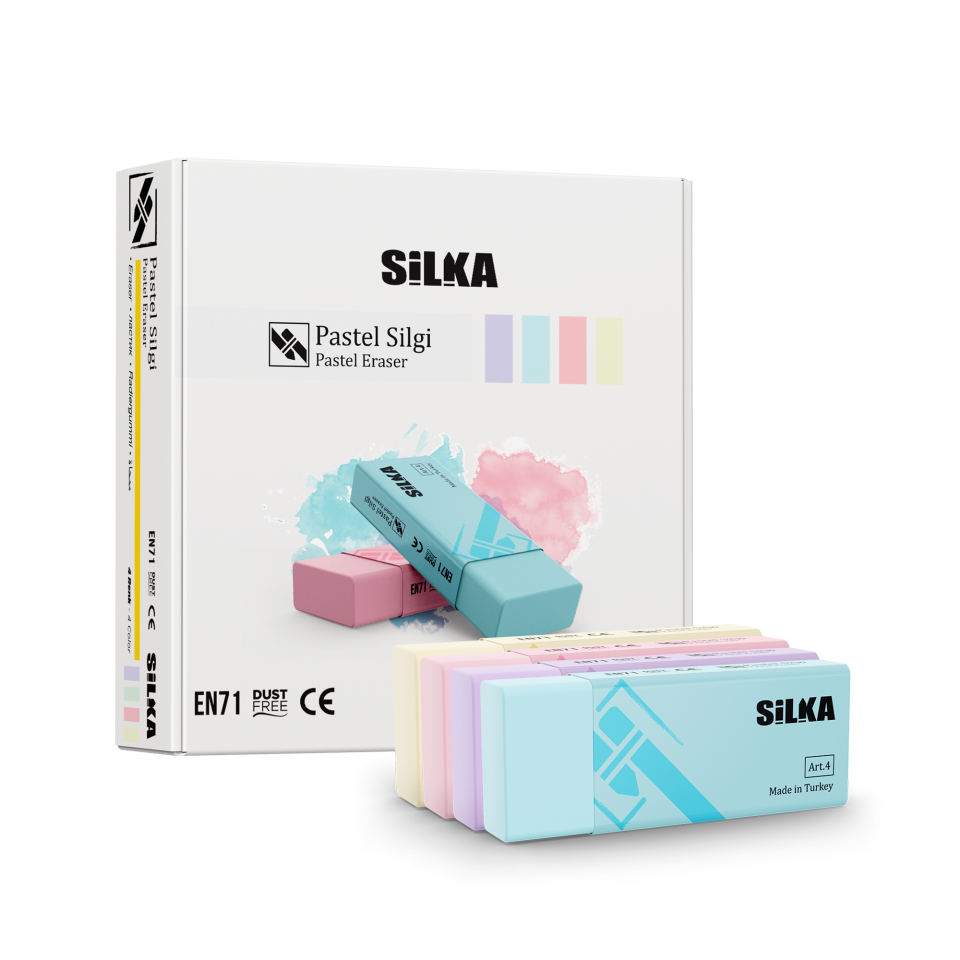 Silka 45-20 Pastel Büyük Boy Silgi
