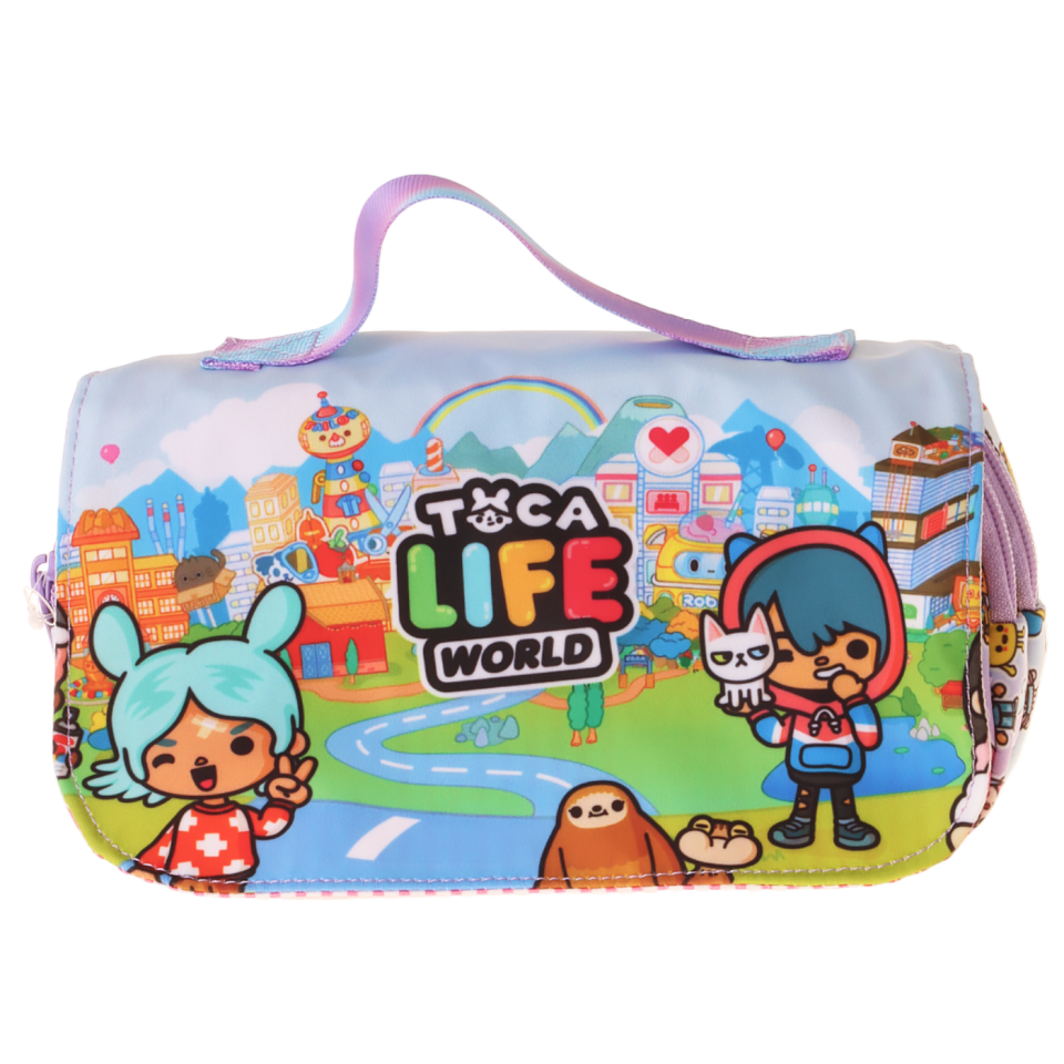Kaukko Kids Okul Çanta Seti Toca Life  Kalem Çantası