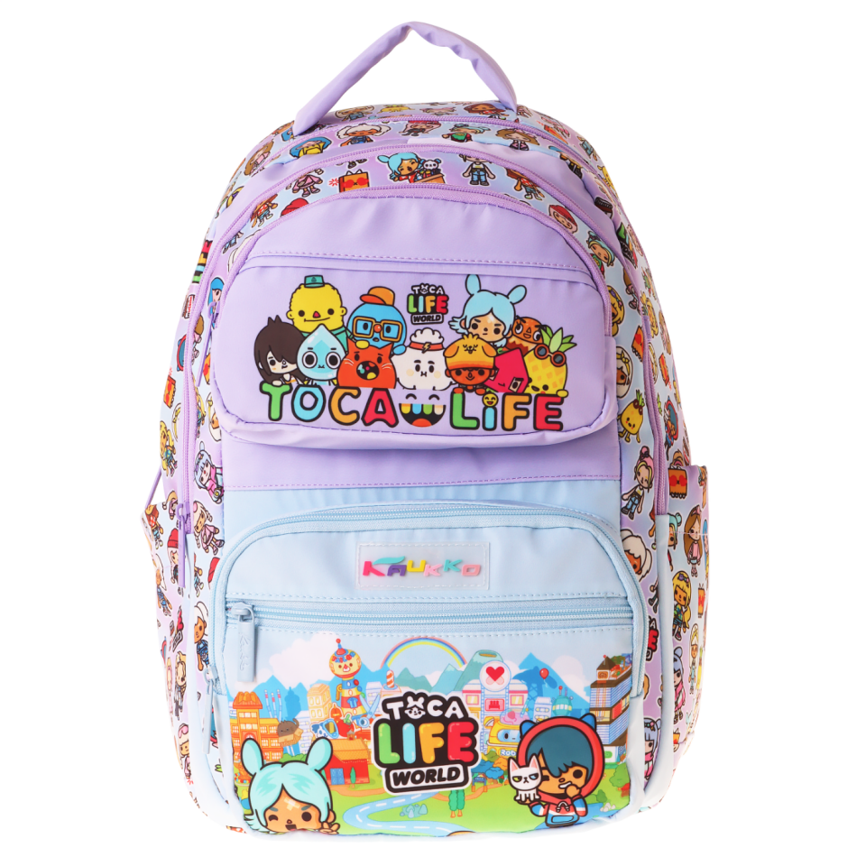 Kaukko Kids Okul Çanta Seti Toca Life  Sırt Çantası