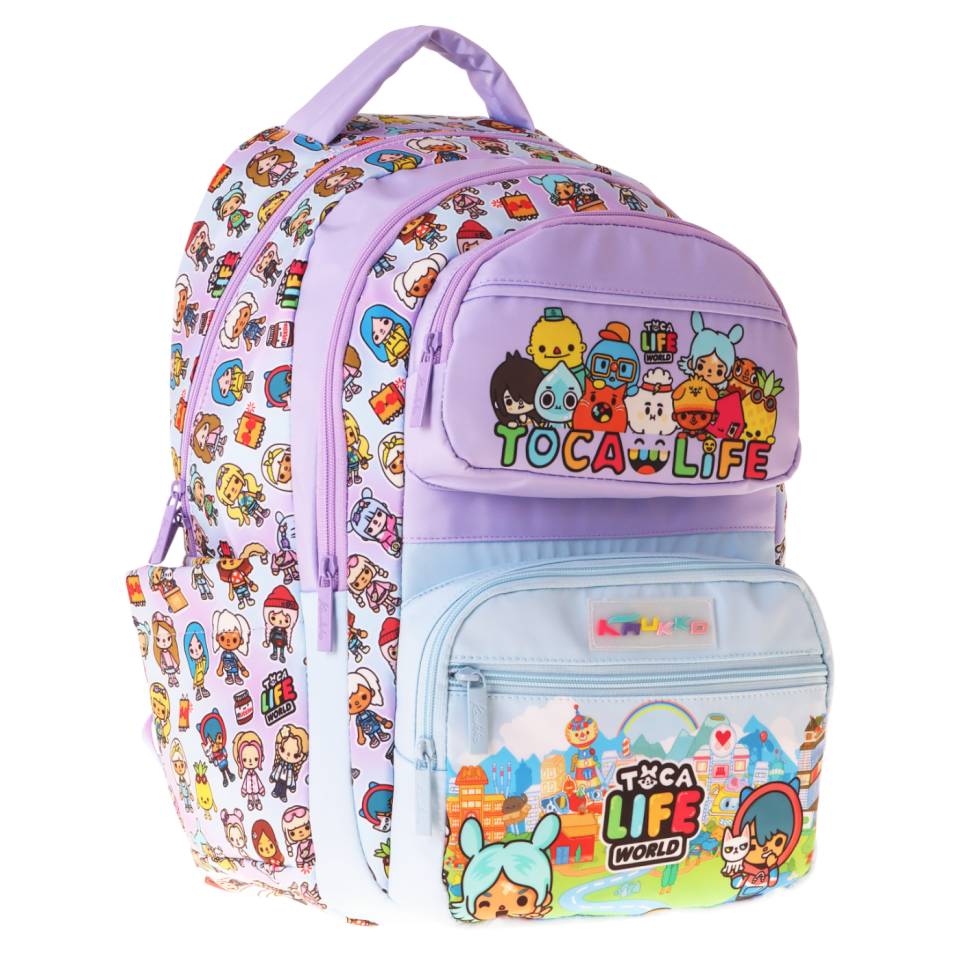 Kaukko Kids Okul Çanta Seti Toca Life  Sırt Çantası