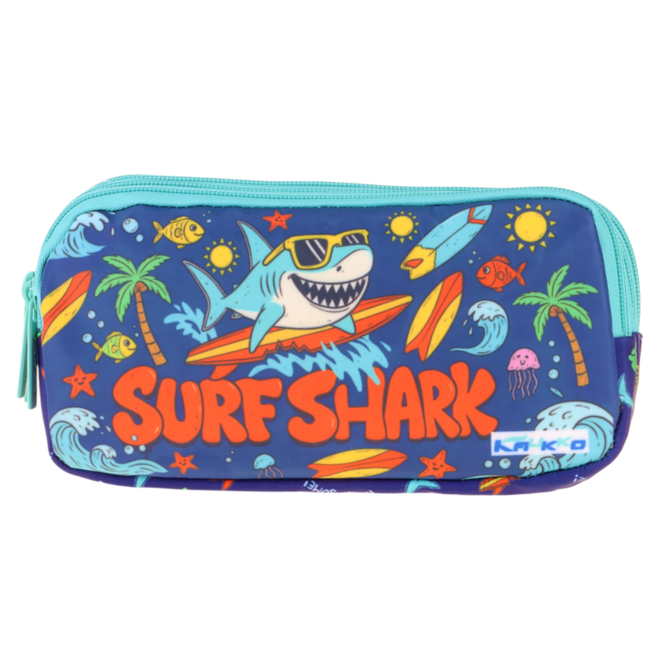 Kaukko Kids Okul Çanta Seti Surf Kalem Çantası